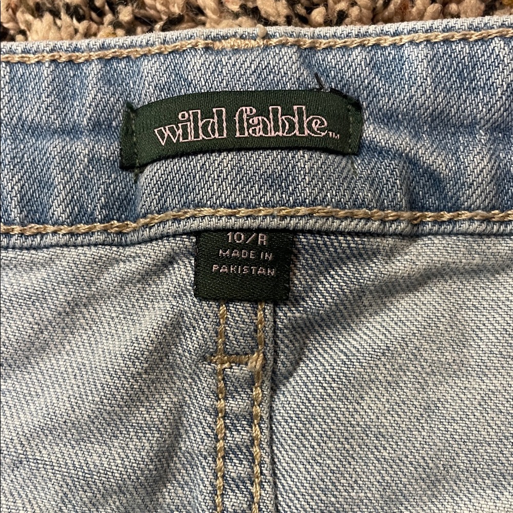 Wild Fable Light Blue Denim Women's Shorts Size 10 | NWT - Picture 4 of 5